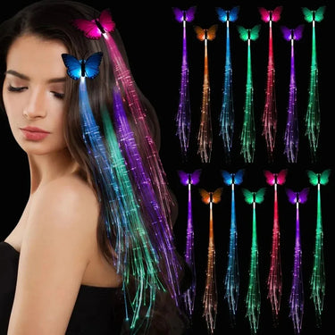 Colorful Butterfly Light Braids Wig